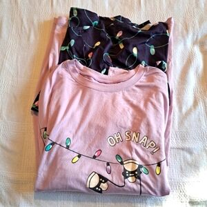 Wonder Nation girls size large or 10/12 2 pack dress, New, Holiday